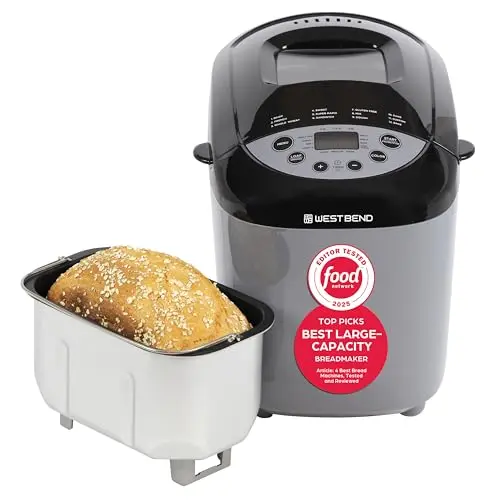 West Bend hi-rise bread maker in gray
