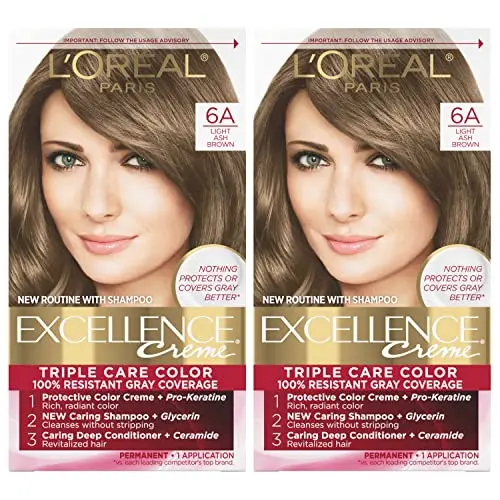 Permanent, Triple Protection, 100% Grey Coverage, 2 Pack