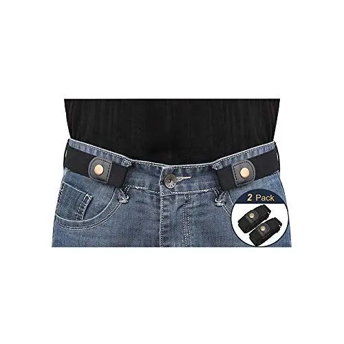 Buckle-Free Stretchy Comfort Belt (2-Pack)