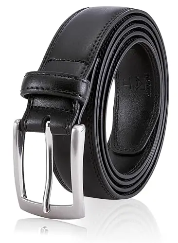 Classic genuine leather dress belt