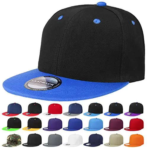 Hip Hop Flat Bill - BlackRoyal