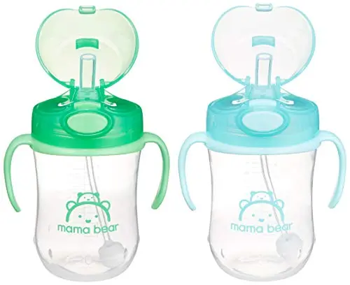 BPA-free, 9 oz, Weighted Straw, Leak Proof