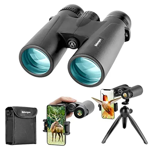 HD Binoculars w/ Phone Adapter & Tripod Kit