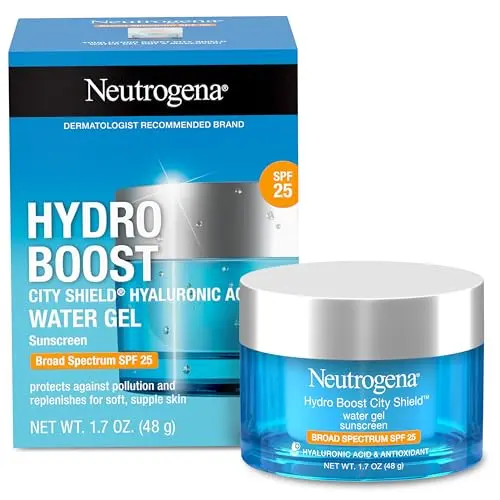 Water Gel Moisturizer, SPF 25, Hyaluronic Acid