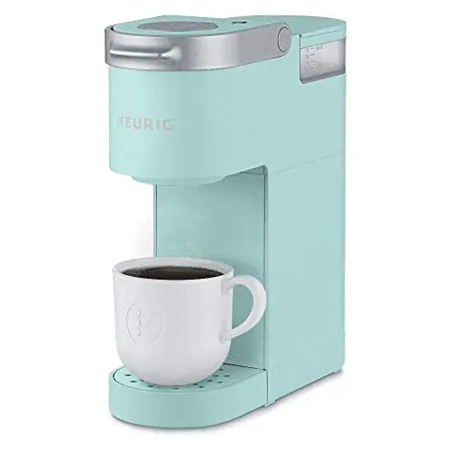 Keurig K-Mini single serve coffee maker in oasis color