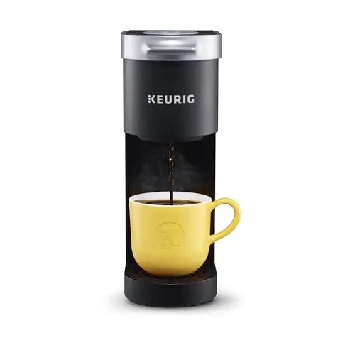 Keurig K-Mini coffee maker in black with slim profile
