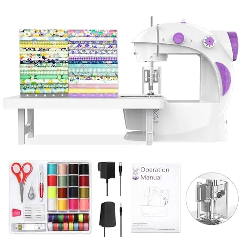 KPCB Tech sewing machine with finger guard and fabric bundles