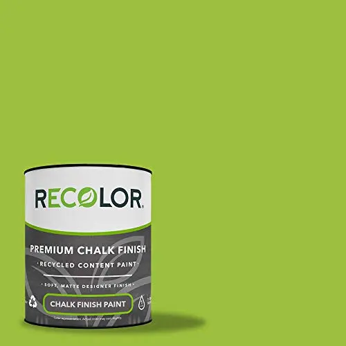 RECOLOR recycled interior matte finish latex paint in quart can