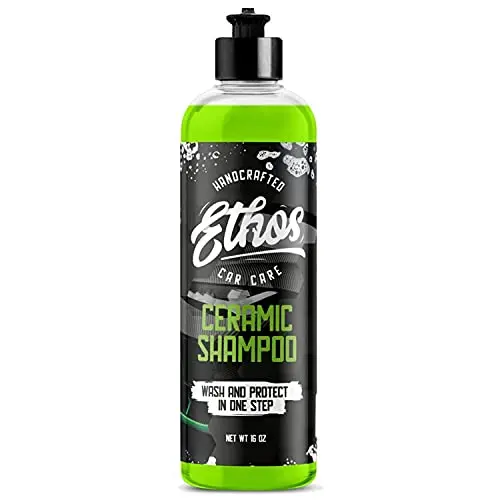 Ethos ceramic car shampoo with hydrophobic protection