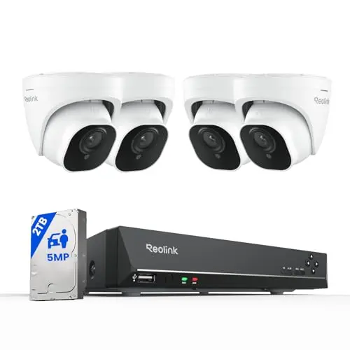 5MP 8CH PoE Home Security System