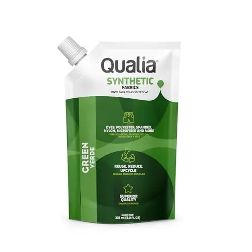 Qualia Synthetic Fabric Dye pouch in Green color for polyester and spandex