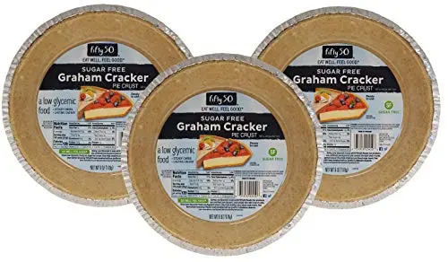 Sugar-free, ready-to-use pie crust for desserts
