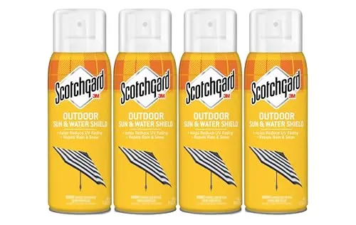 Scotchgard Water & Sun Shield aerosol cans for fabric protection