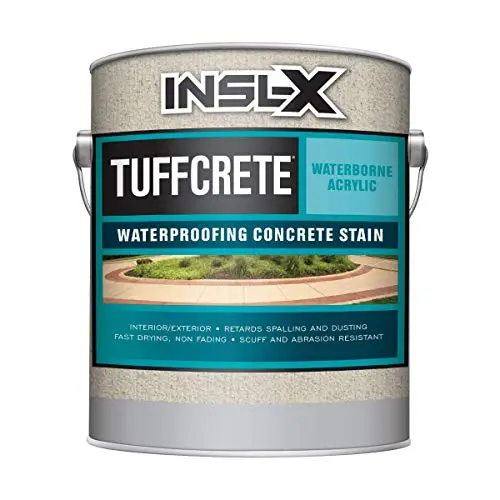 INSL-X TuffCrete concrete stain paint for cinder block surfaces