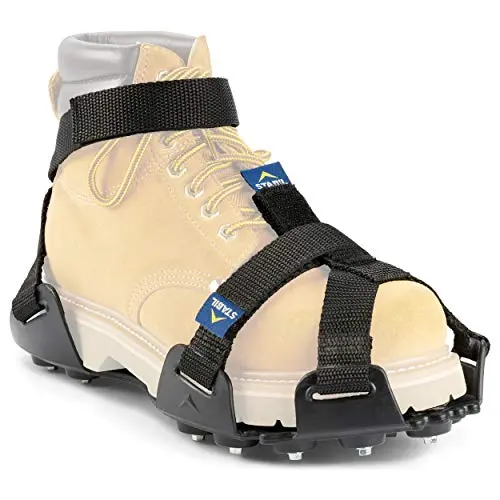 Heavy-duty cleats with 15 steel spikes