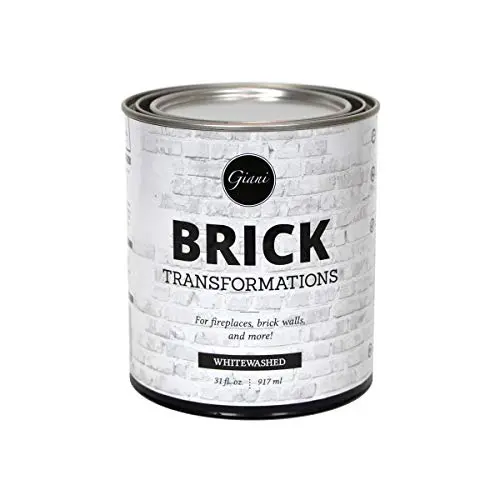 Whitewash Paint for Fireplaces