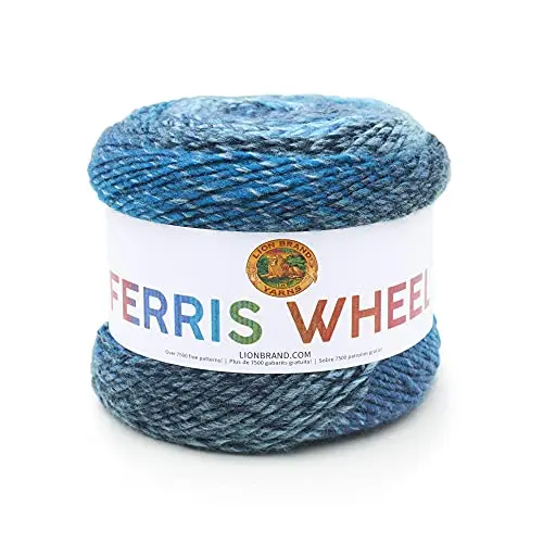 Lion Brand Ferris Wheel yarn in full moon color