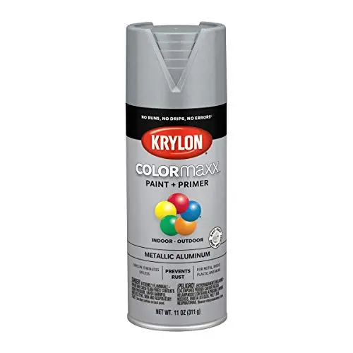 Krylon COLORmaxx Spray Paint and Primer in Metallic Aluminum