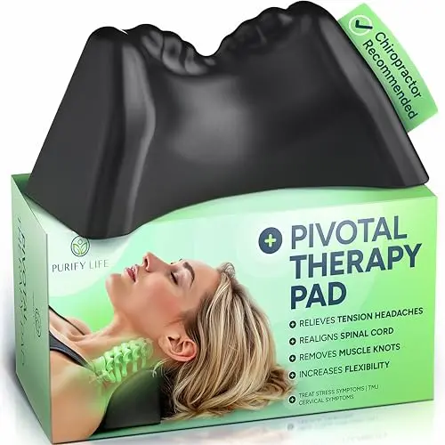 Cervical Traction Pillow for Spinal Alignment & Tension Headache Relief