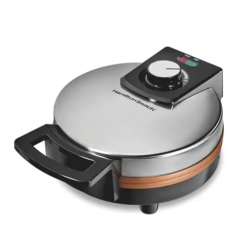 Hamilton Beach Belgian Waffle Maker with ceramic plates