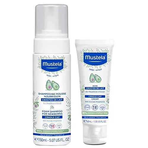 Natural Baby Shampoo & Cradle Cap Cream Set