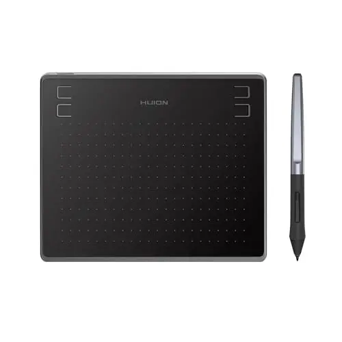 HUION HS64 beginner graphics tablet with stylus