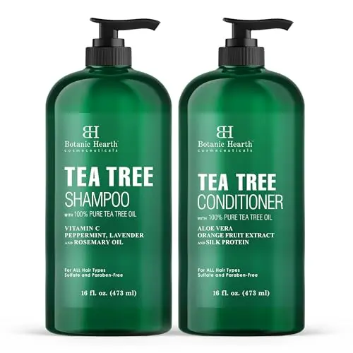100% Pure Tea Tree, Sulfate-Free, 16oz ea