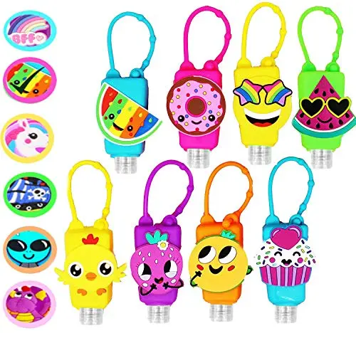 Refillable Travel Size Holder (8 Pack, Empty Bottles)