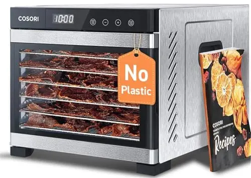 Large Capacity 6-Tray 600W Dehydrator