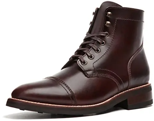 Handcrafted Lace-Up Leather Boot