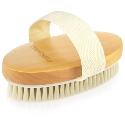 Firm Natural Bristle & Grip Strap