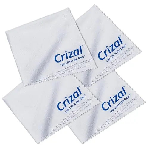Crizal premium microfiber cloth for anti-reflective glasses