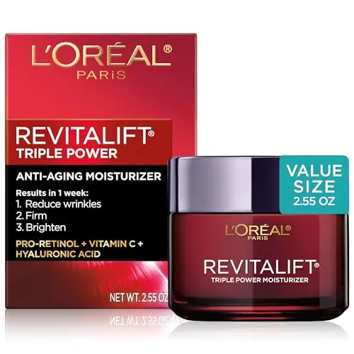 Retinol, Hyaluronic Acid, Vitamin C