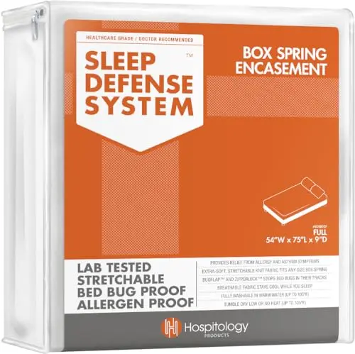 Box Spring Dust Mite & Bed Bug Proof Full Cover