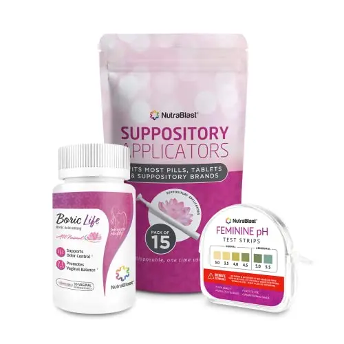Suppositories + Applicators + pH Strips