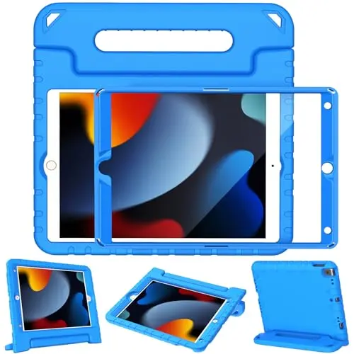 Shockproof EVA Handle Stand (Blue)