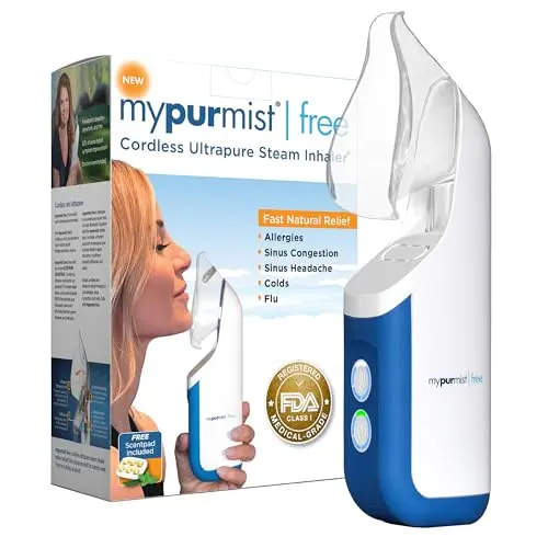 Personal Handheld Vaporizer & Humidifier for Sinus Relief
