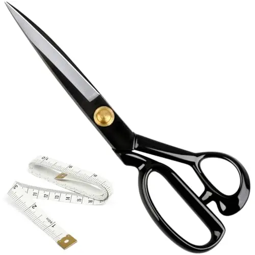 Proshear professional fabric scissors with curved handle