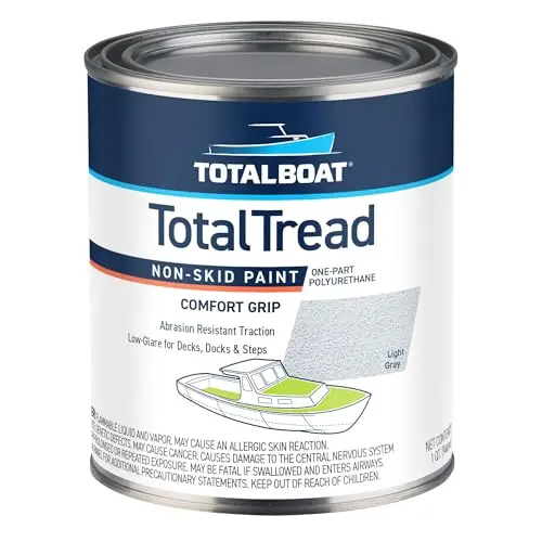TotalBoat TotalTread Non-Skid Deck Paint in Light Gray