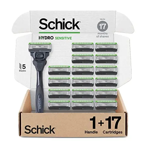 5-Blade Razor with 17 Cartridges