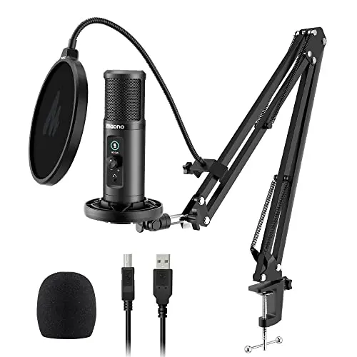 Pro Condenser USB Mic w/ Boom Arm