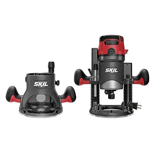 SKIL RT1322-00 plunge and fixed base router combo with LCD display