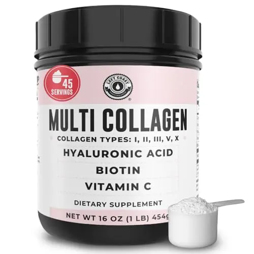 Powder with Hyaluronic Acid, Biotin & C