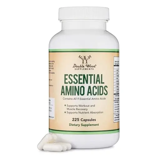 All 9 EAAs + BCAAs, Gluten Free Capsule Blend