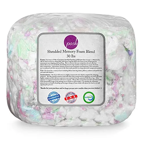 Shredded Memory Foam, 30lbs