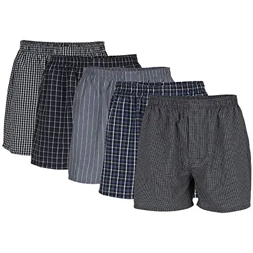 Black Stripe Assorted, 5-Pack