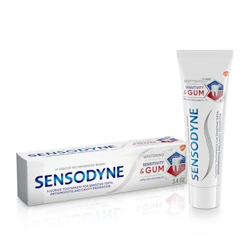 Whitens & Protects Sensitive Teeth and Gums