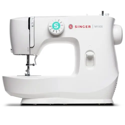 SINGER M1500 sewing machine with clear stitch dial