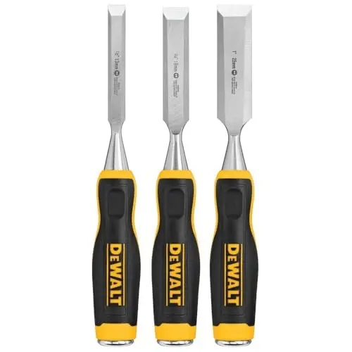 Dewalt professional wood chisels with strike caps