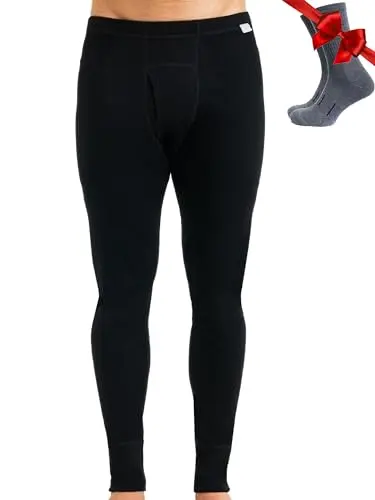 100% Merino Wool, Base Layer Bottom + Socks